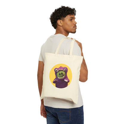 Mona Monster Canvas Tote Bag