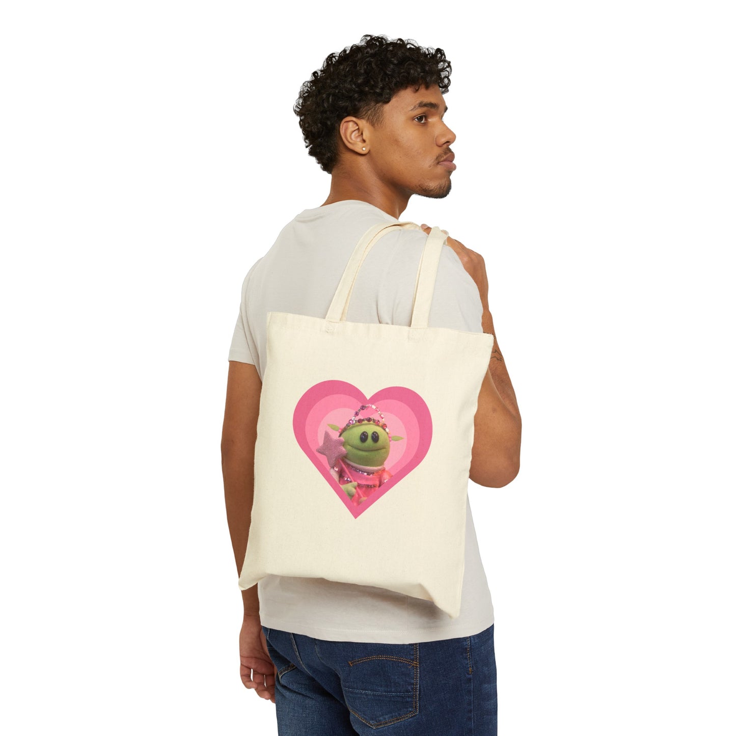 Princess Mona with Heart Tote Bag