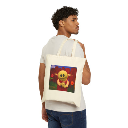 Mona Portrait Canvas Tote Bag