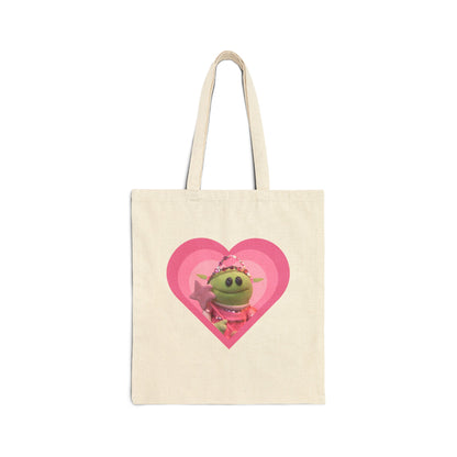 Princess Mona with Heart Tote Bag