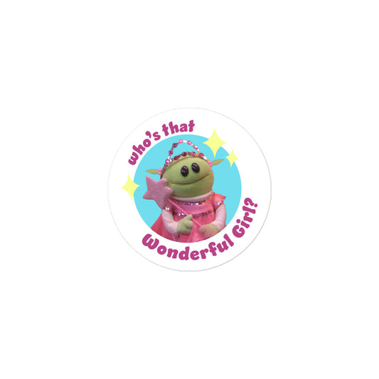 Wonderful Girl Sticker