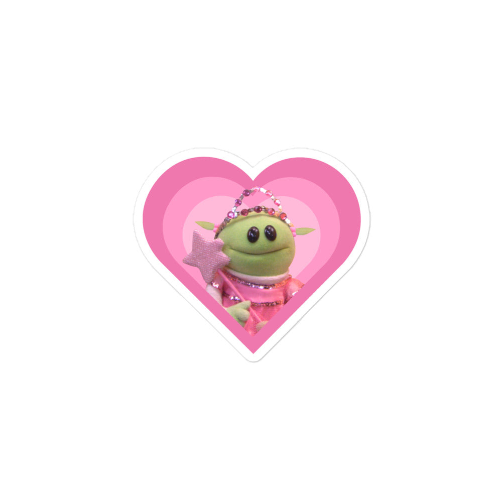 Princess Mona with Heart Sticker