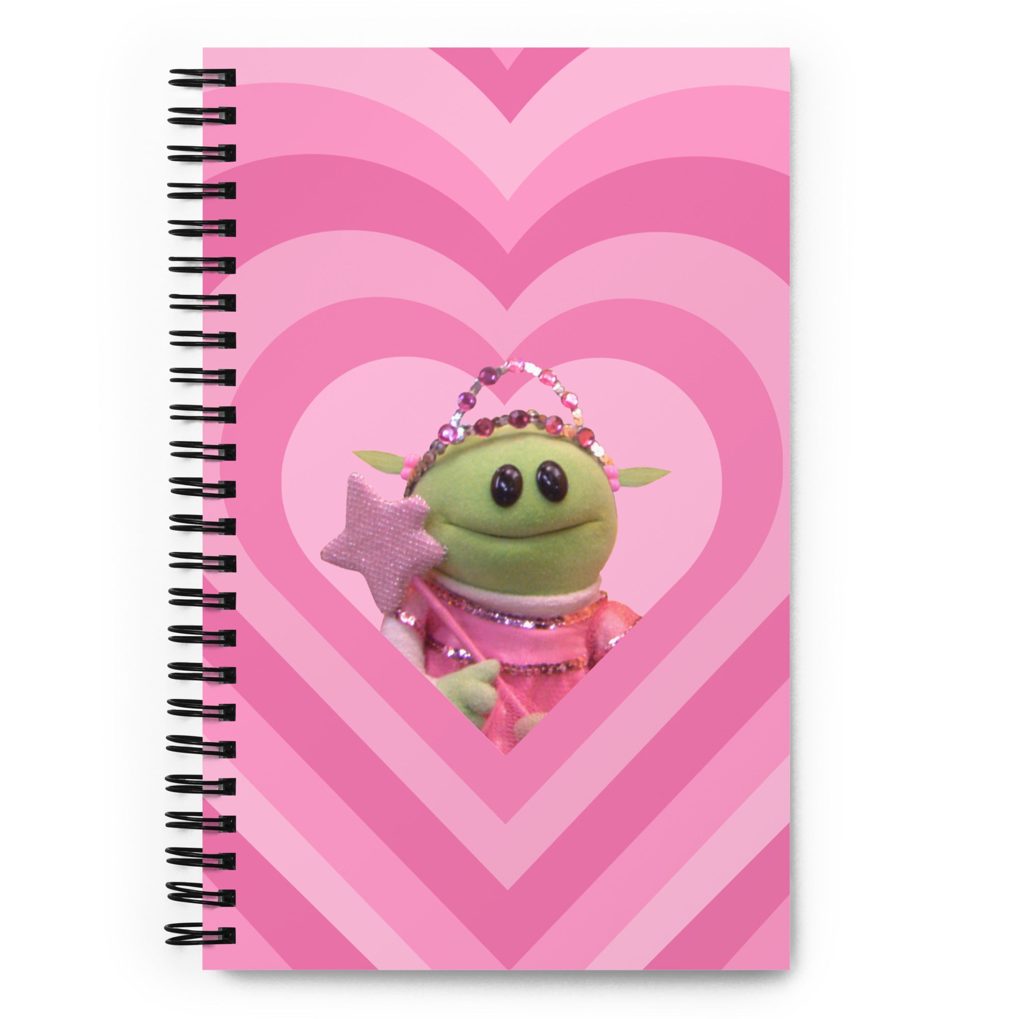 Princess Mona with Repeating Hearts Notebook