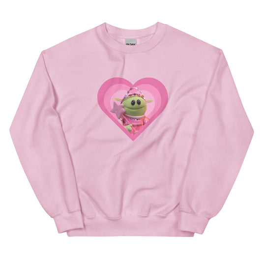 Princess Mona with Heart Crewneck