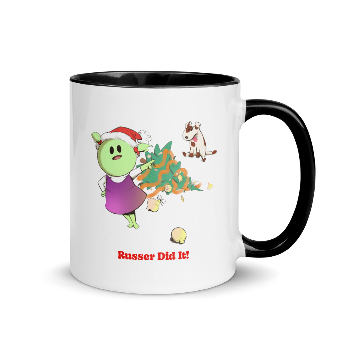 Russer Russer Did It Christmas Mug – nanalan' official shop