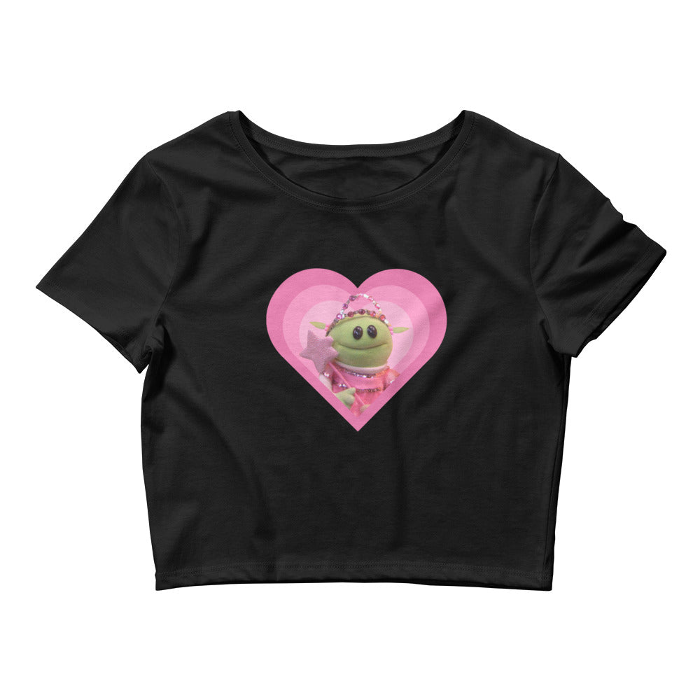 Princess Mona with Heart Crop Tee