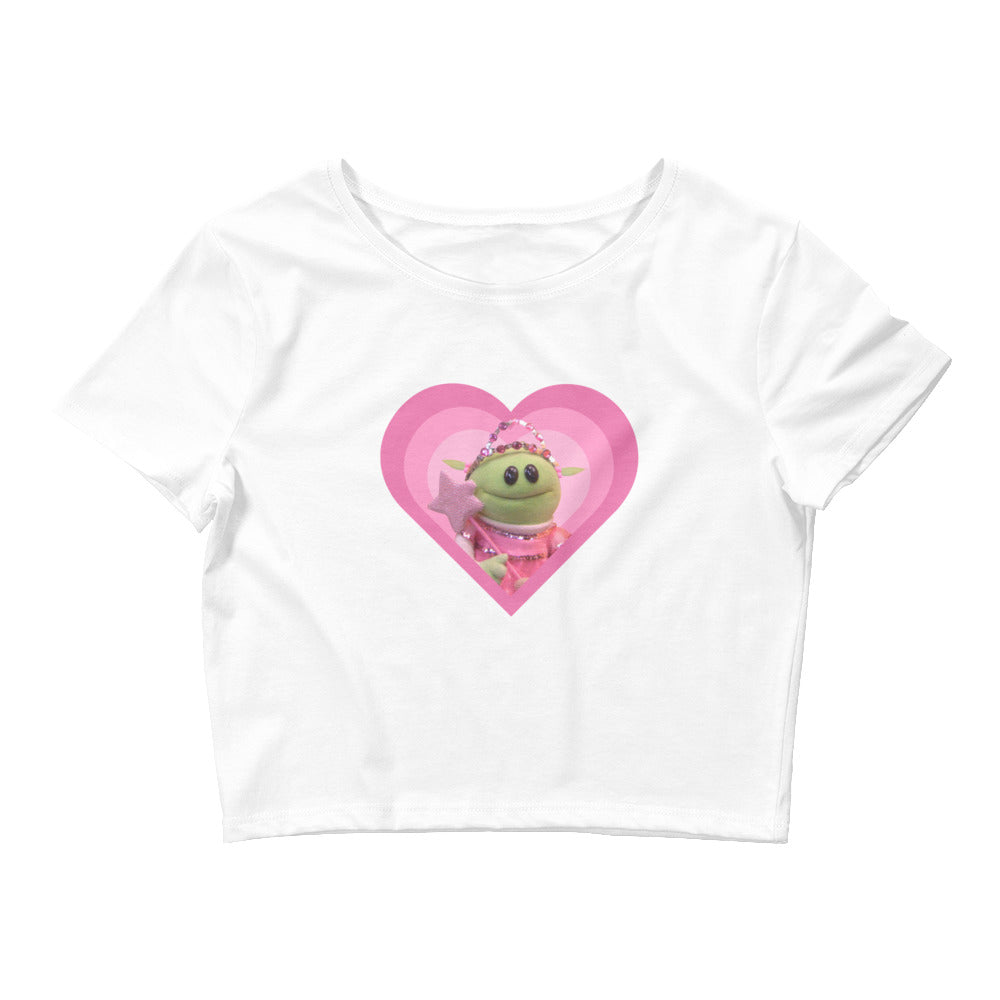 Princess Mona with Heart Crop Tee